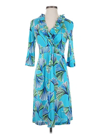 Pre-owned Lilly Pulitzer Casual Dress In Blue