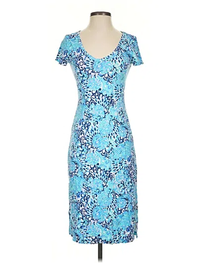 Pre-owned Lilly Pulitzer Casual Dress In Blue