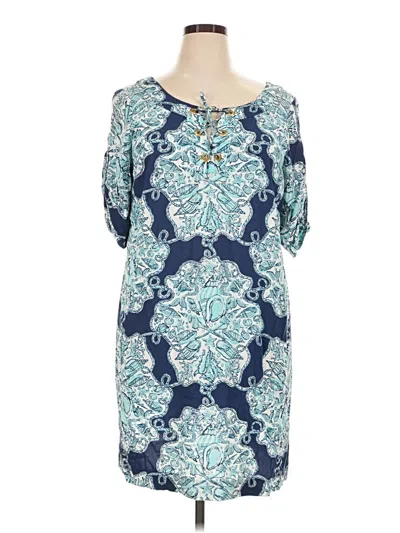 Pre-owned Lilly Pulitzer Casual Dress In Blue