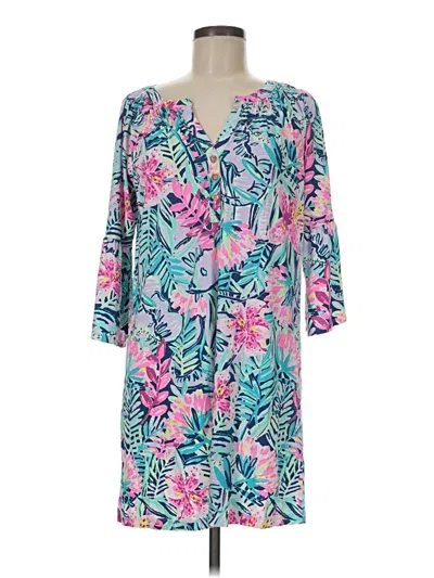 Pre-owned Lilly Pulitzer Casual Dress In Blue