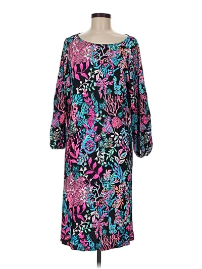 Pre-owned Lilly Pulitzer Casual Dress In Blue