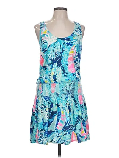 Pre-owned Lilly Pulitzer Casual Dress In Blue