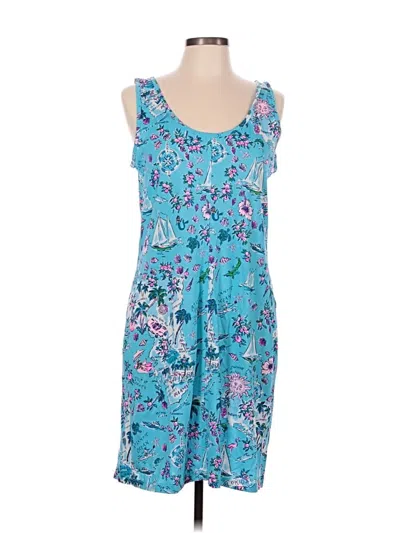 Pre-owned Lilly Pulitzer Casual Dress In Blue