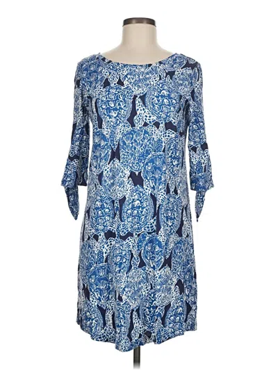 Pre-owned Lilly Pulitzer Casual Dress In Blue