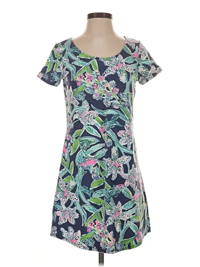 Pre-owned Lilly Pulitzer Casual Dress In Blue