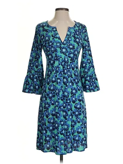 Pre-owned Lilly Pulitzer Casual Dress In Blue