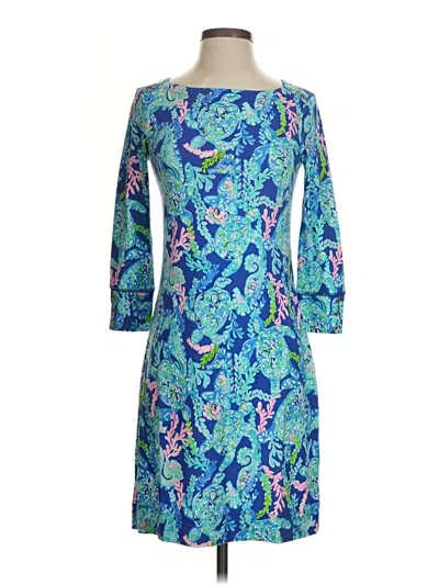 Pre-owned Lilly Pulitzer Casual Dress In Blue