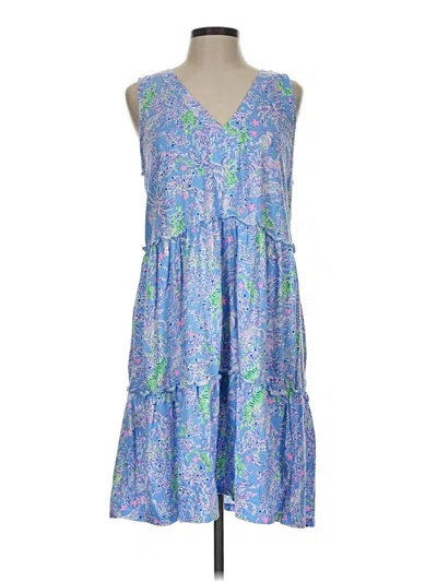 Pre-owned Lilly Pulitzer Casual Dress In Blue