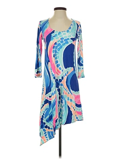 Pre-owned Lilly Pulitzer Casual Dress In Blue