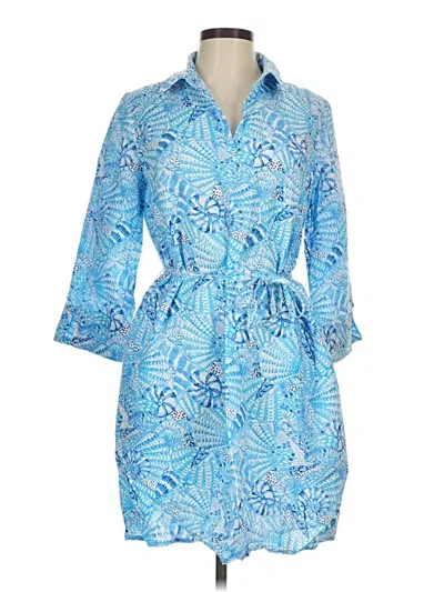 Pre-owned Lilly Pulitzer Casual Dress In Blue