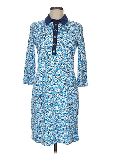 Pre-owned Lilly Pulitzer Casual Dress In Blue