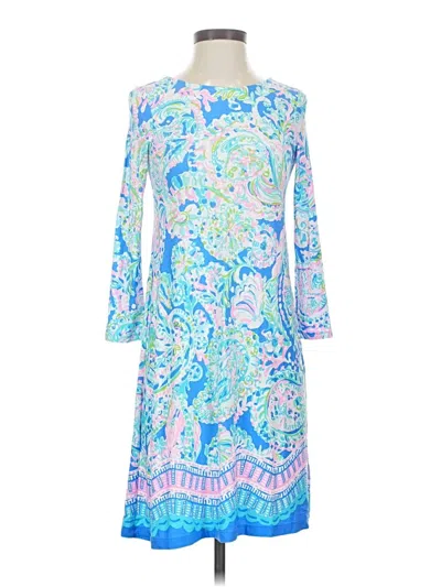 Pre-owned Lilly Pulitzer Casual Dress In Blue