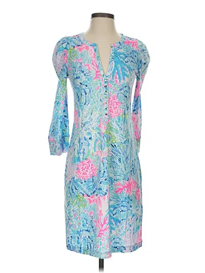 Pre-owned Lilly Pulitzer Casual Dress In Blue