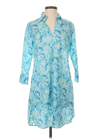 Pre-owned Lilly Pulitzer Casual Dress In Blue