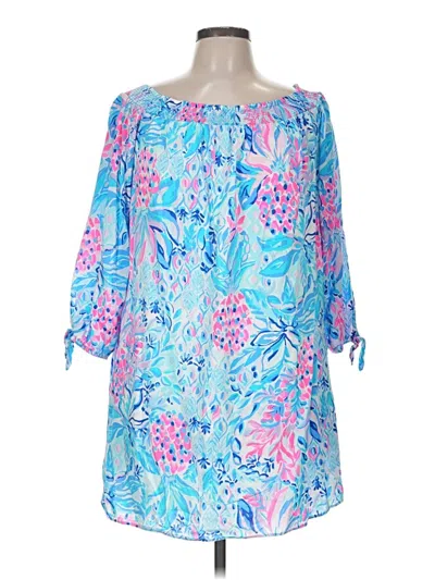 Pre-owned Lilly Pulitzer Casual Dress In Blue