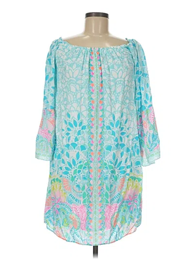 Pre-owned Lilly Pulitzer Casual Dress In Blue