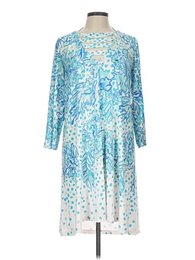 Pre-owned Lilly Pulitzer Casual Dress In Blue