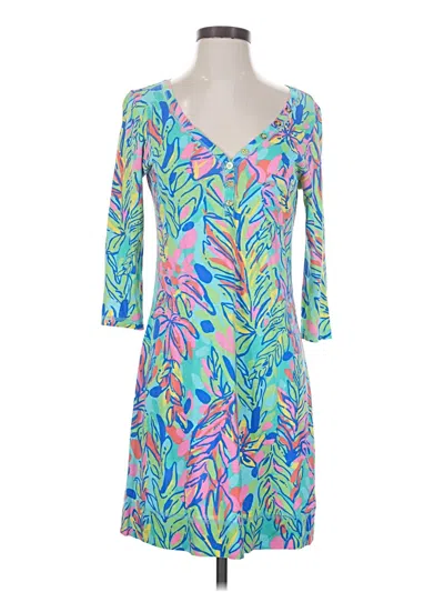 Pre-owned Lilly Pulitzer Casual Dress In Blue