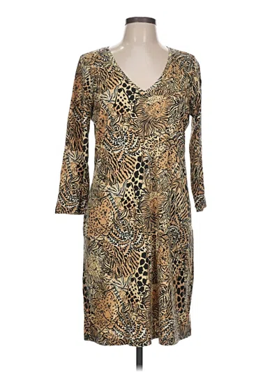 Pre-owned Lilly Pulitzer Casual Dress In Brown