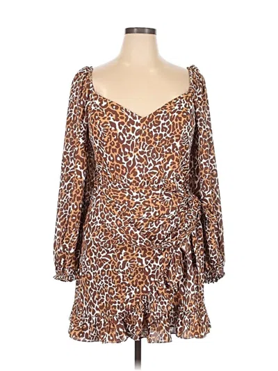 Pre-owned Lilly Pulitzer Casual Dress In Brown