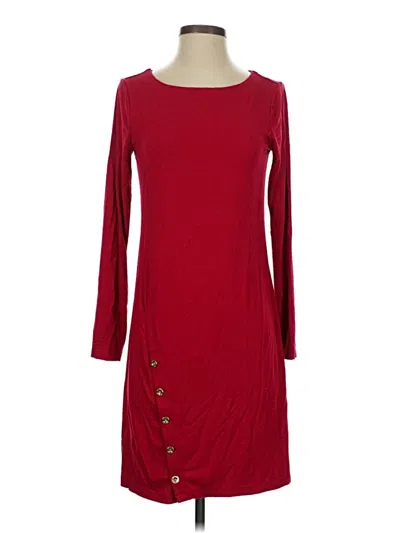 Pre-owned Lilly Pulitzer Casual Dress In Burgundy