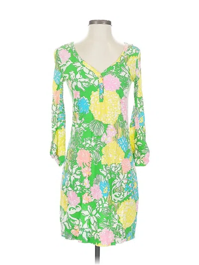 Pre-owned Lilly Pulitzer Casual Dress In Green