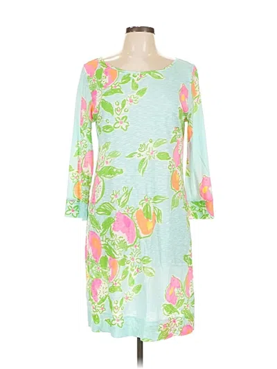 Pre-owned Lilly Pulitzer Casual Dress In Green