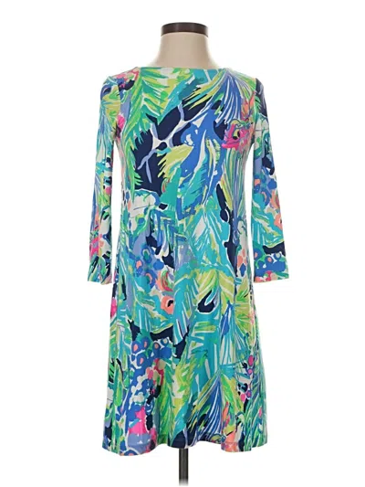 Pre-owned Lilly Pulitzer Casual Dress In Green