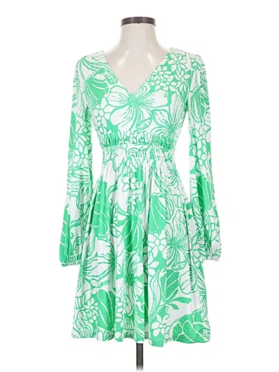 Pre-owned Lilly Pulitzer Casual Dress In Green