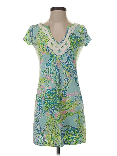 Pre-owned Lilly Pulitzer Casual Dress In Green
