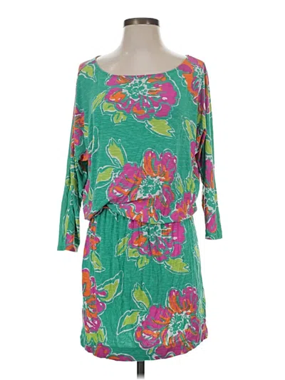 Pre-owned Lilly Pulitzer Casual Dress In Green