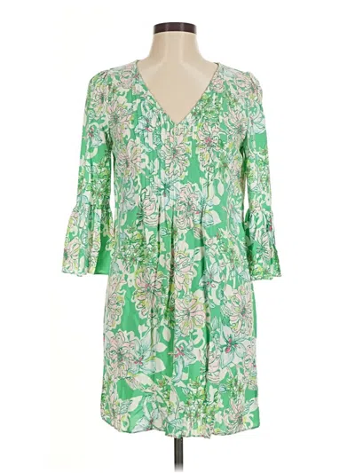 Pre-owned Lilly Pulitzer Casual Dress In Green