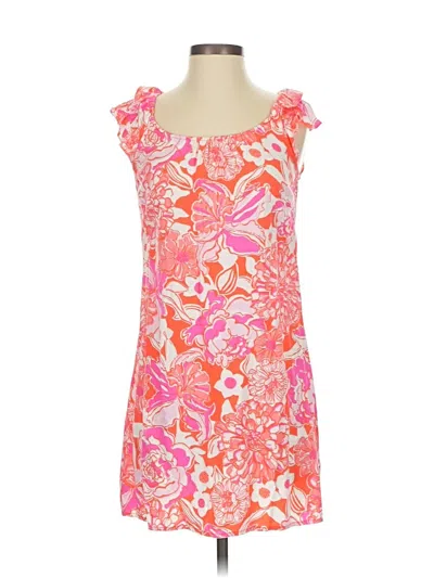 Pre-owned Lilly Pulitzer Casual Dress In Orange