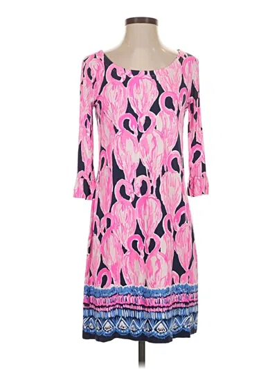 Pre-owned Lilly Pulitzer Casual Dress In Pink