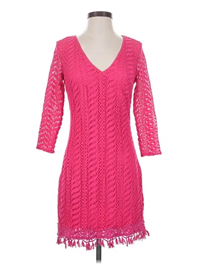 Pre-owned Lilly Pulitzer Casual Dress In Pink