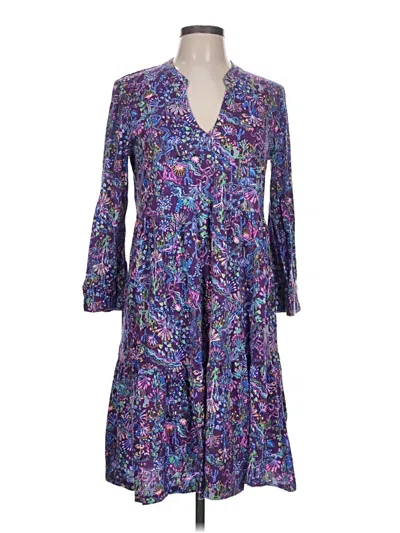 Pre-owned Lilly Pulitzer Casual Dress In Purple