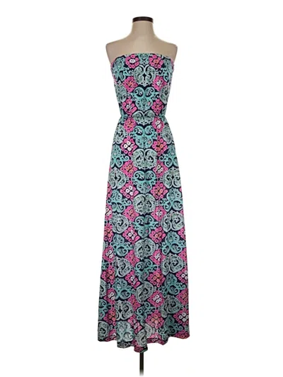 Pre-owned Lilly Pulitzer Casual Dress In Teal