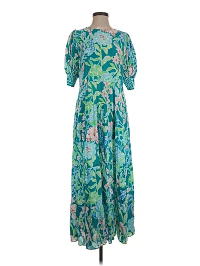 Pre-owned Lilly Pulitzer Casual Dress In Teal