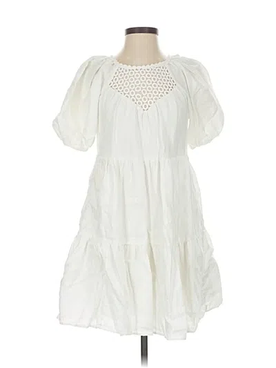 Pre-owned Lilly Pulitzer Casual Dress In White