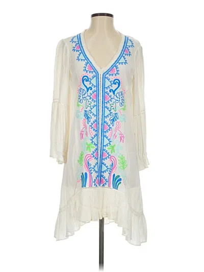 Pre-owned Lilly Pulitzer Casual Dress In White