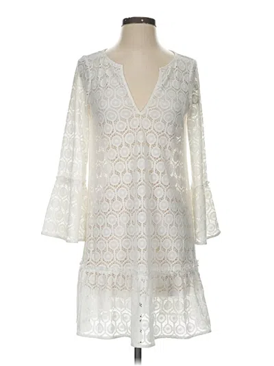 Pre-owned Lilly Pulitzer Casual Dress In White