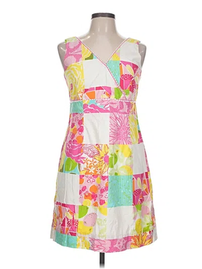 Pre-owned Lilly Pulitzer Casual Dress In White