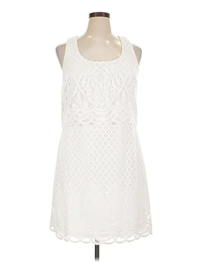 Pre-owned Lilly Pulitzer Casual Dress In White