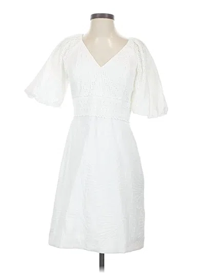 Pre-owned Lilly Pulitzer Casual Dress In White