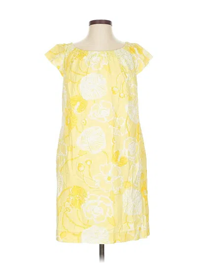 Pre-owned Lilly Pulitzer Casual Dress In Yellow