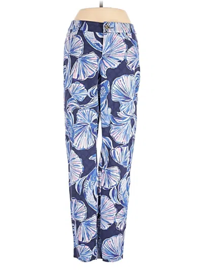 Pre-owned Lilly Pulitzer Casual Pants In Blue
