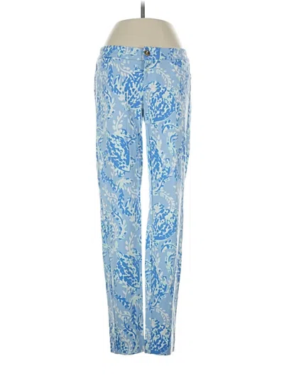 Pre-owned Lilly Pulitzer Casual Pants In Blue