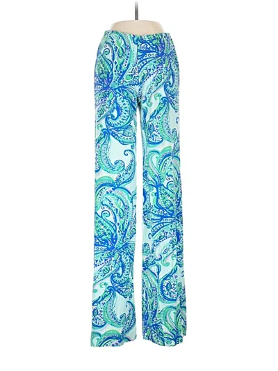 Pre-owned Lilly Pulitzer Casual Pants In Blue