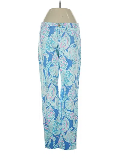 Pre-owned Lilly Pulitzer Casual Pants In Blue