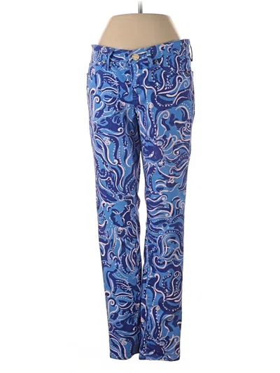 Pre-owned Lilly Pulitzer Casual Pants In Blue
